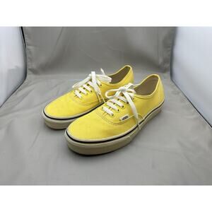 RETRO VANS WOMEN'S GOLDEN YELLOW LACE DECK BLACK Size 7.5 Men’s 9 Women’s